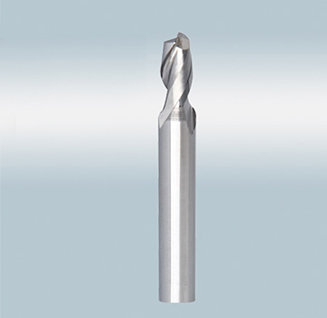 Solid carbide 2 blade aluminum milling cutter