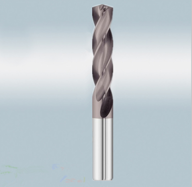 Solid carbide three-edge drill